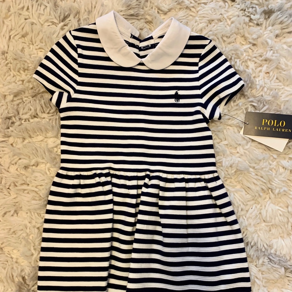 NWT Little girls Ralph Lauren striped dress